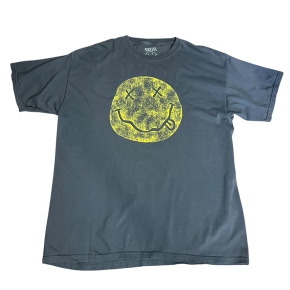NIRVANA Other - Nirvana Grey I’m So Happy Tshirt Size X-Large